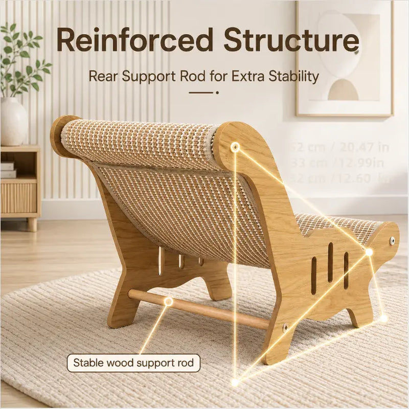 Transform Your Cat's Playtime with the 2-In-1 Sisal Fiber Scratcher and Hammock Lounge - Non-Shedding, Breathable, and Perfect for Claw Sharpening!