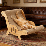 Transform Your Cat's Playtime with the 2-In-1 Sisal Fiber Scratcher and Hammock Lounge - Non-Shedding, Breathable, and Perfect for Claw Sharpening!