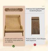Transform Your Cat's Playtime with the 2-In-1 Sisal Fiber Scratcher and Hammock Lounge - Non-Shedding, Breathable, and Perfect for Claw Sharpening!